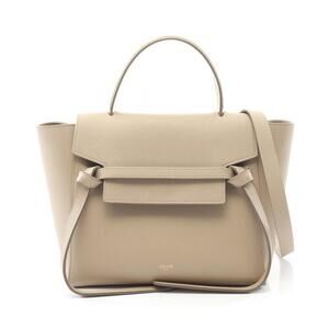Celine BELT BAG Handbag Leather Beige
